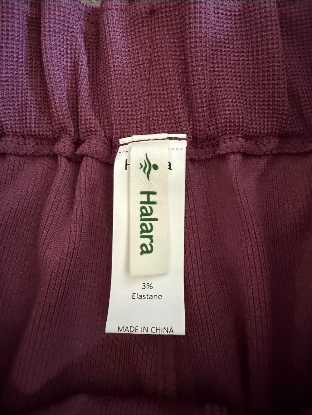 HALRA Wide-Leg High-Waist Pants in Plum Size Small - Picture 6 of 9